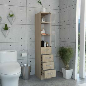 Mueble Auxiliar de Baño Bonno Murello Blanco - Promart