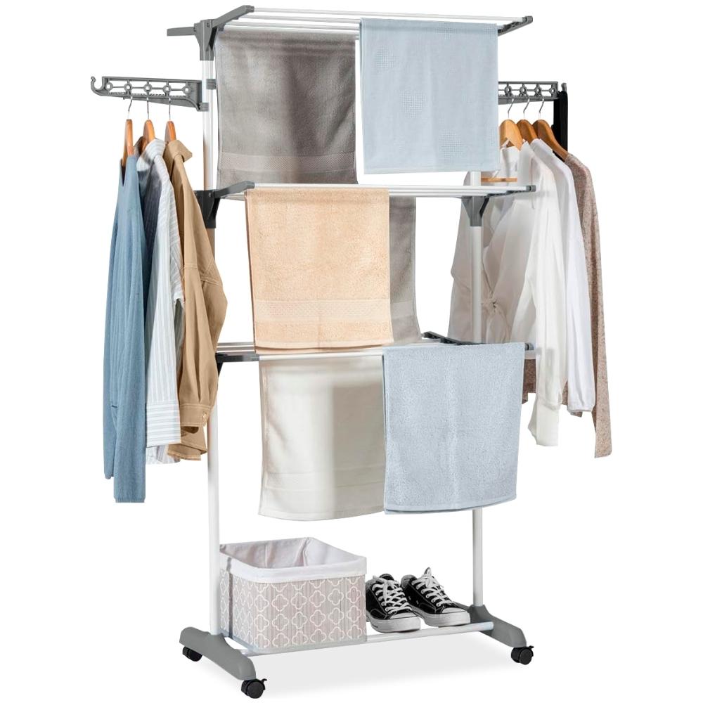 Tendedero De Ropa Plegable Portatil Para Interior Colgador Clothes Drying  Rack