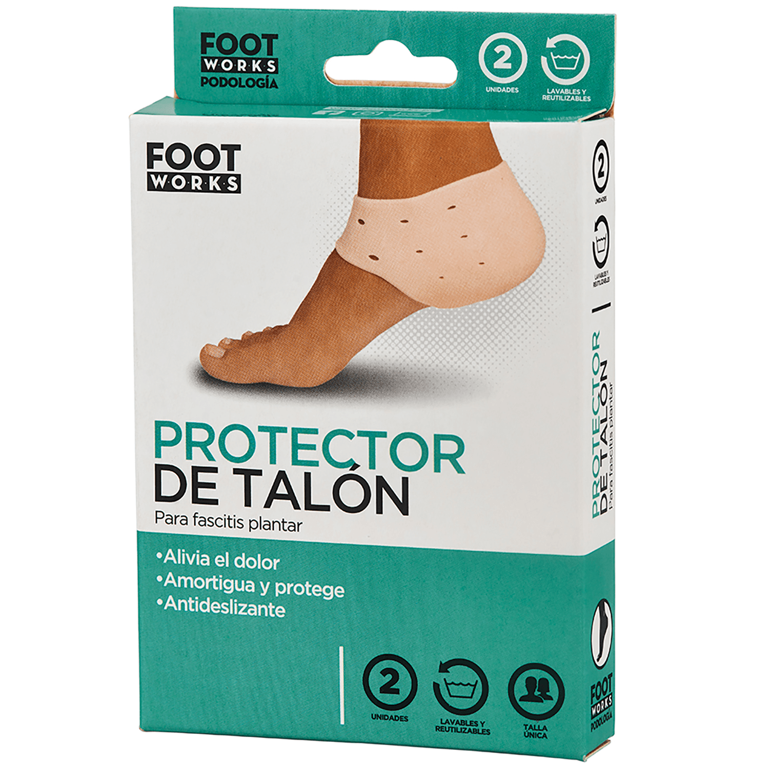 Protector de Talón Foot Works de Silicona
