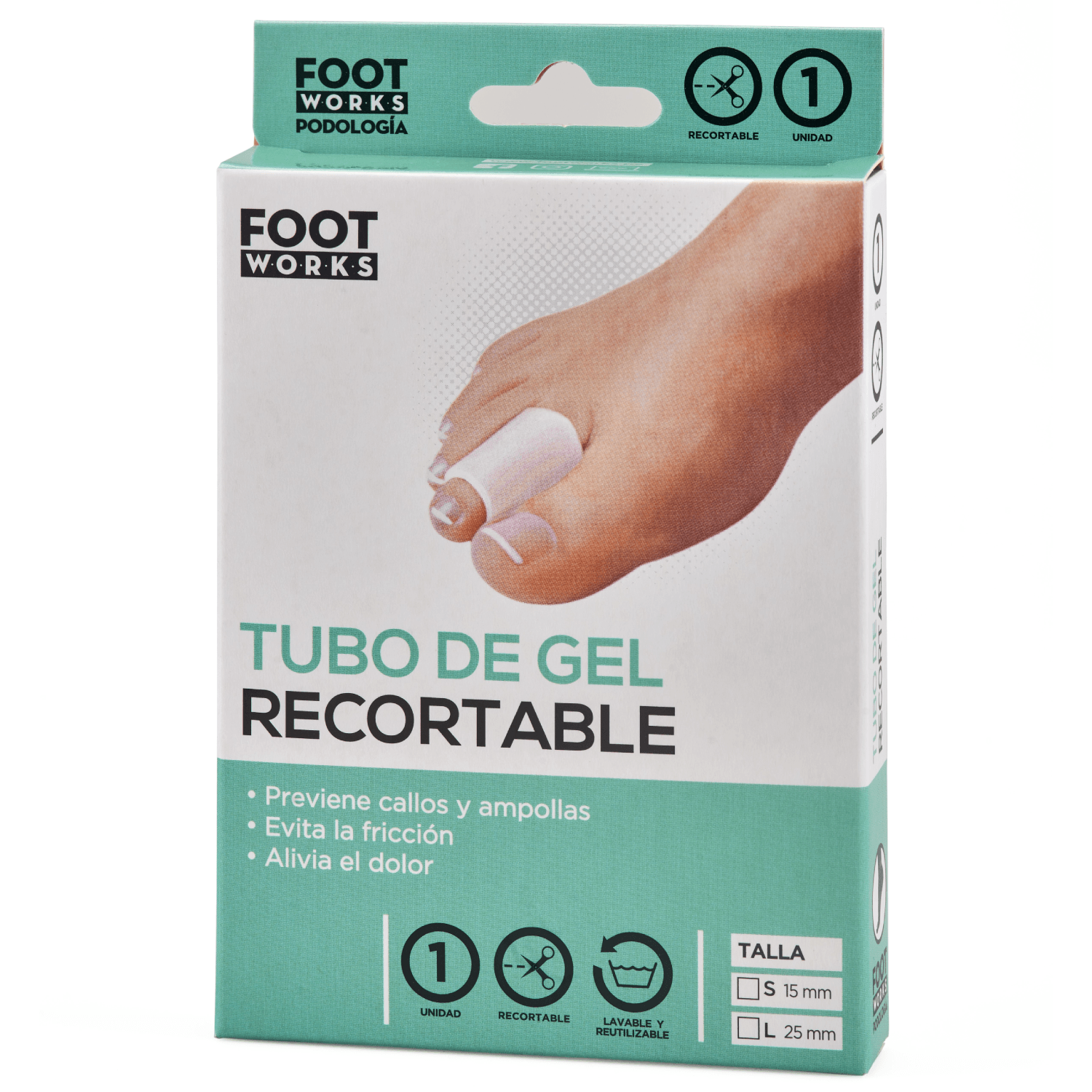Tubo Gel Foot Works Talla S