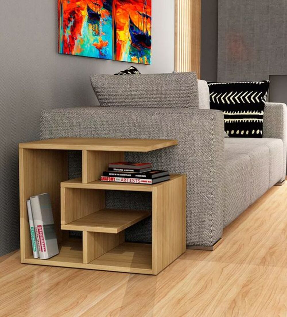 Mesa Auxiliar Moderna Raquel color Duna R&R MUEBLES