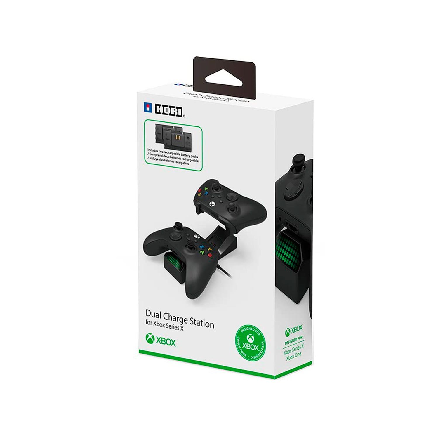 Estacion de Carga Hori Dual Para Mando Xbox Series X Black