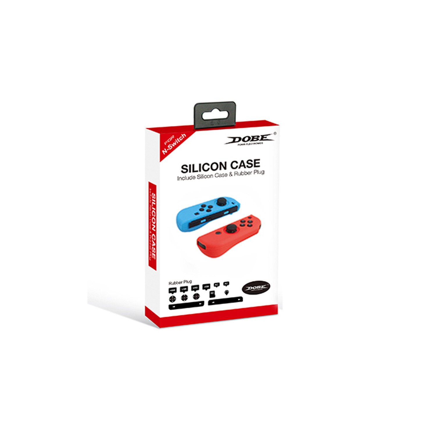 Kit Protector Dobe Silicona Para Joy Con N-switch + Antipolvo Ryc