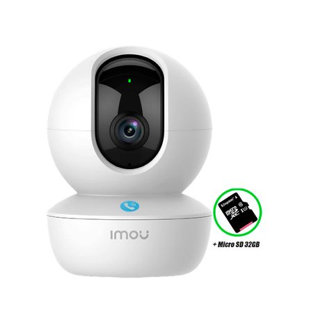 Cámara De Seguridad Wifi Imou Ranger Rc Gira 360 4mp Micro Sd 32gb