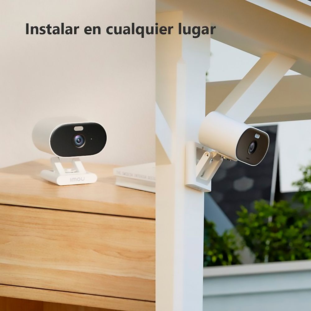 Camara Ip Exterior Wifi Sensor De Movimiento Memoria 64gb - Promart