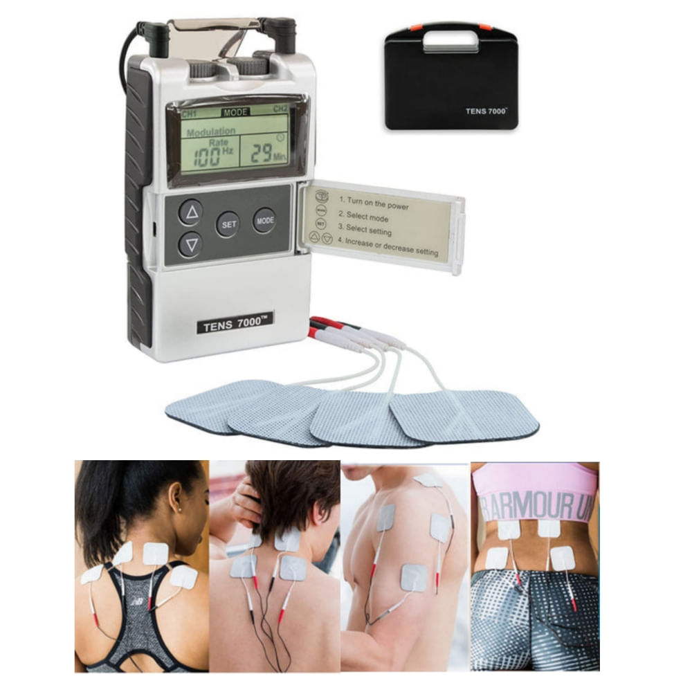 Electroestimulador Muscular Nibra Pro 55 Funciones Tens y Ems I Oechsle