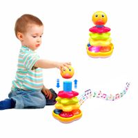 Torre Apilable Patito Musical y Luces Español e Inglés