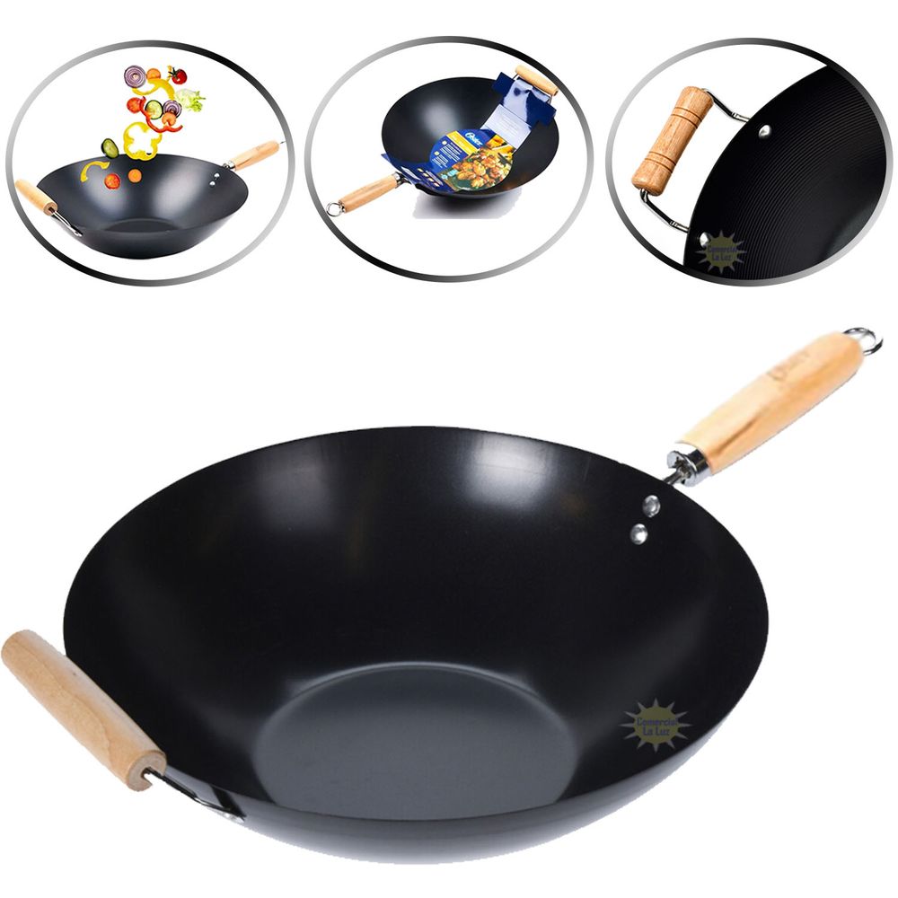 Wok 34cm Findley Oster 9247001 Negro Promart