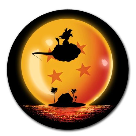 Mouse pad circular Dragon Ball 04