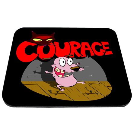 Mouse pad Perro Coraje 02