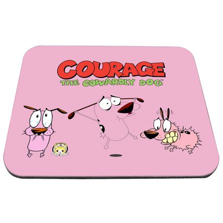 Mouse pad Perro Coraje 01