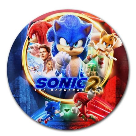 Mouse pad circular Sonic 04