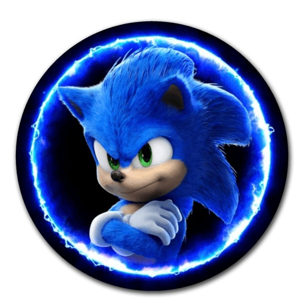Mouse pad circular Sonic 02 Mouse pad circular Sonic 02