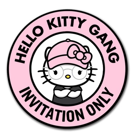 Mouse pad circular Hello Kitty 01 Mouse pad circular Hello Kitty 01
