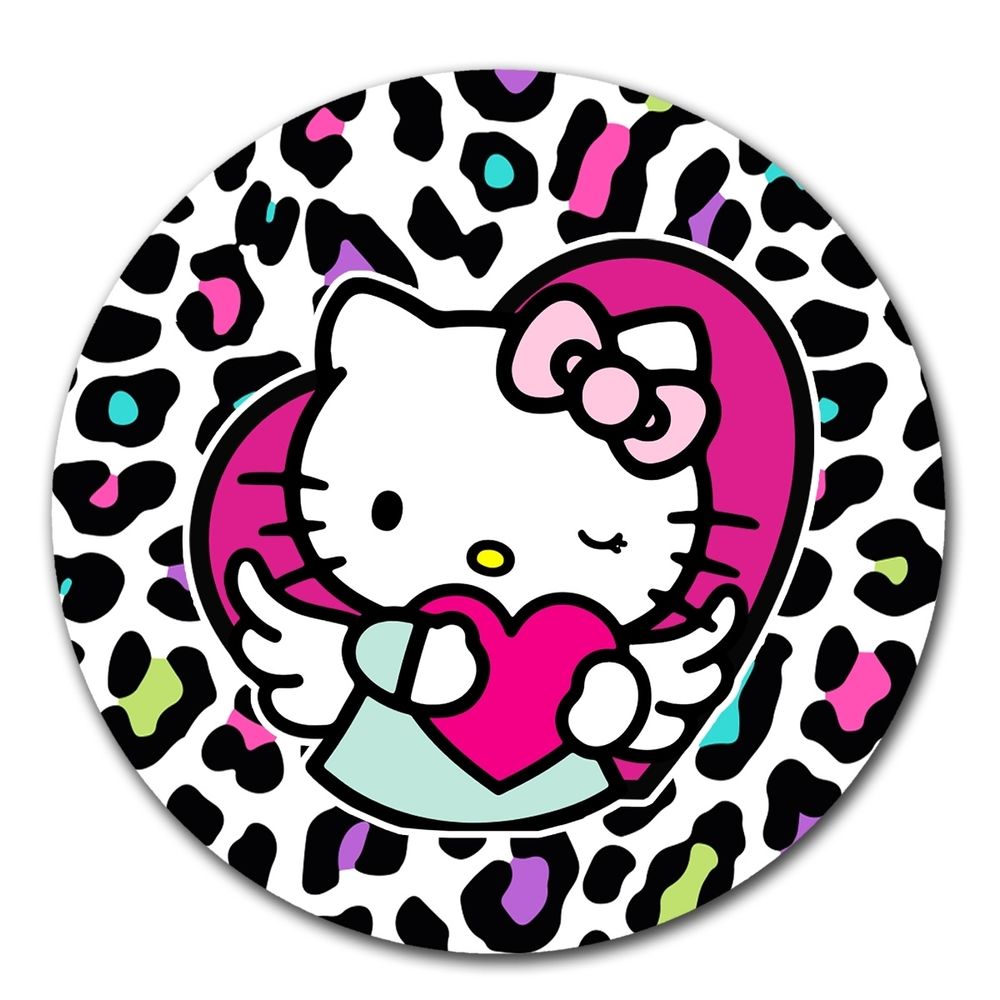 Mouse pad circular Hello Kitty 05 Mouse pad circular Hello Kitty 05