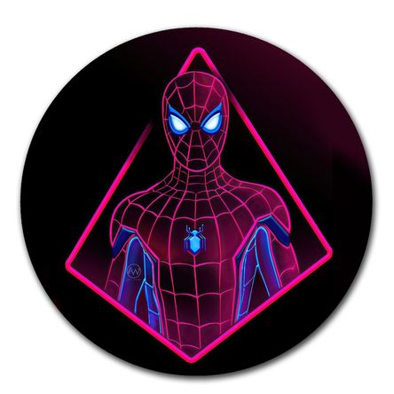 Mouse pad circular Hombre araña spiderman 02