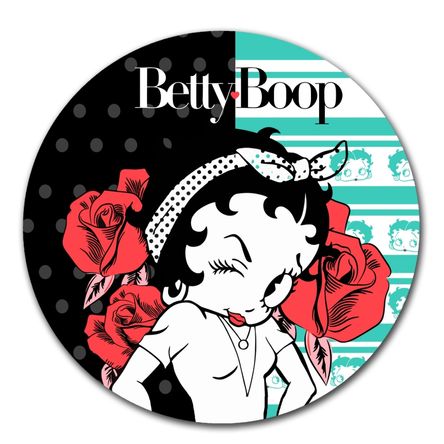 Mouse pad circular Betty Boop 03