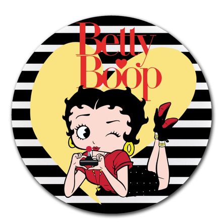 Mouse pad circular Betty Boop 04