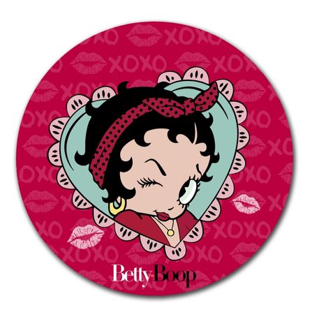 Mouse pad circular Betty Boop 01