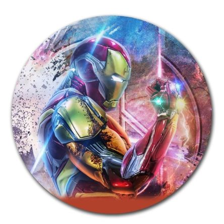 Mouse pad circular Iron man 02