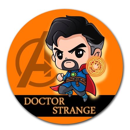 Mouse pad circular Vengadores doctor stranger