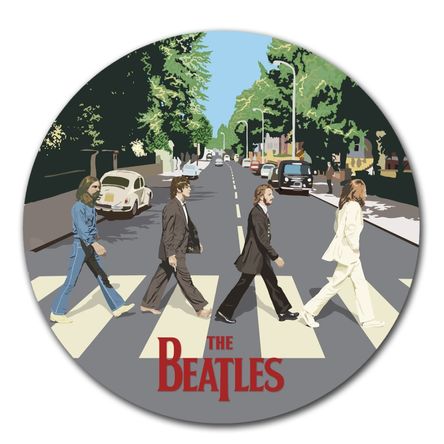Mouse pad circular Beatles 03 Mouse pad circular Beatles 03