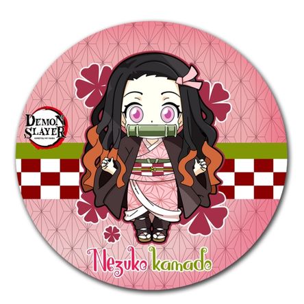 Mouse pad circular kimetsu no Yaiba demon slayer 04