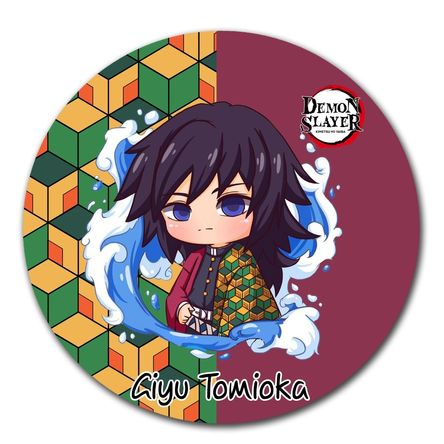 Mouse pad circular kimetsu no Yaiba demon slayer 01