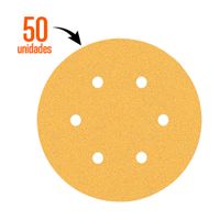 Disco de lija para madera 150mm Grano 80 x50 unidades Bosch