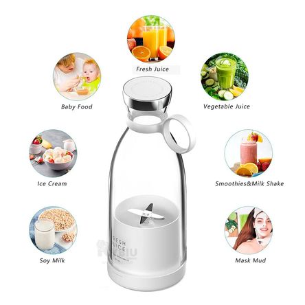 Generico Mini Licuadora Multiuso de Tono Blanco Generico Mini Licuadora Multiuso de Tono Blanco