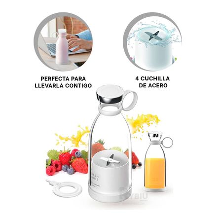 Tomatodo Licuadora Portatil Blanco de Facil de Transportar Tomatodo Licuadora Portatil Blanco de Facil de Transportar