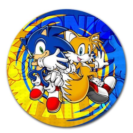 Mouse pad circular Sonic 03