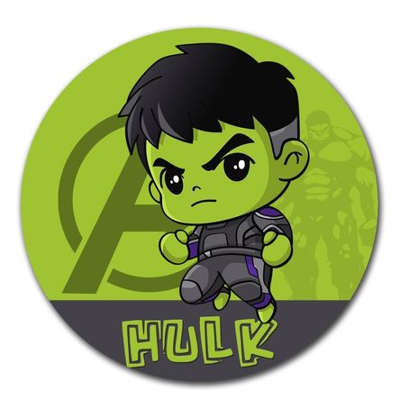 Mouse pad circular Vengadores Hulk