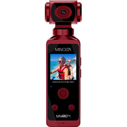 Cámara Compacta Minolta Mn4Kp1 Uhd 4K Roja Cámara Compacta Minolta Mn4Kp1 Uhd 4K Roja