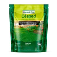 Fertilizante Granulado para césped 1Kg Garden Clean