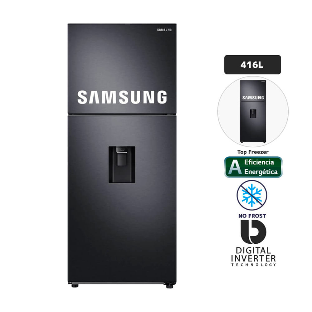 Refrigeradora SAMSUNG 416L No Frost RT44A6620B1 Negro