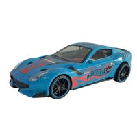 Carro De Juguete Hot Wheels Friction Sprint Racer 25Cm Azul