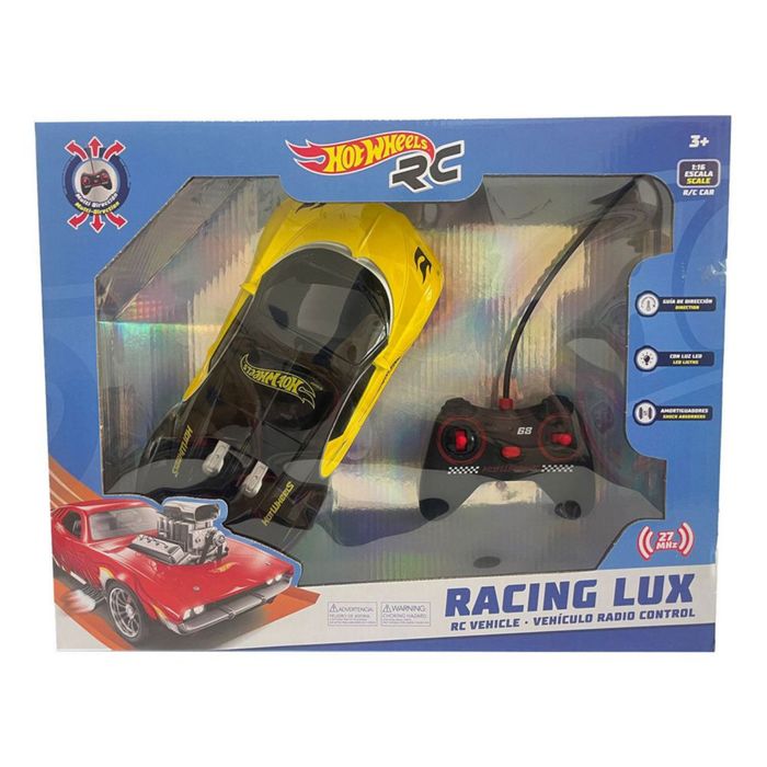 Carro A Control Remoto Hot Wheels Value Racing Lux Amarillo Promart