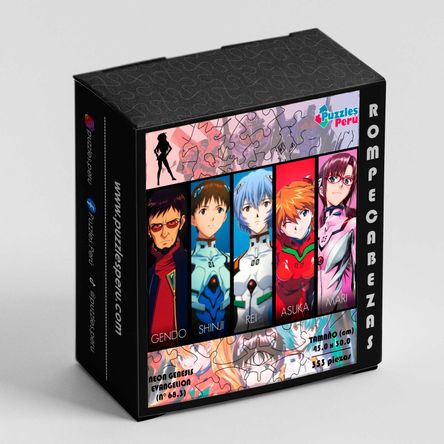 Rompecabezas Pers Evangelion  de 353 Piezas C 68 3 Puzzles Peru