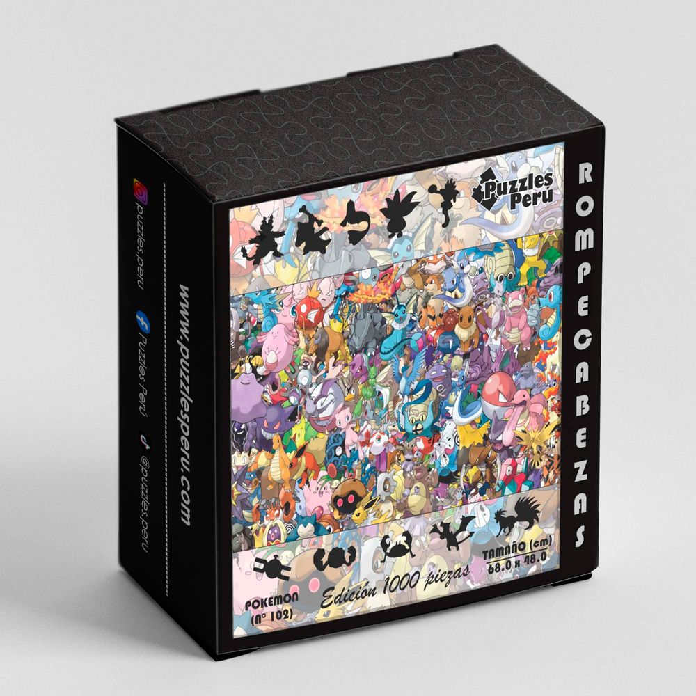Rompecabezas Pers Pokemon de 1000 Piezas C 102 Puzzles Peru Rompecabezas Pers Pokemon de 1000 Piezas C 102 Puzzles Peru