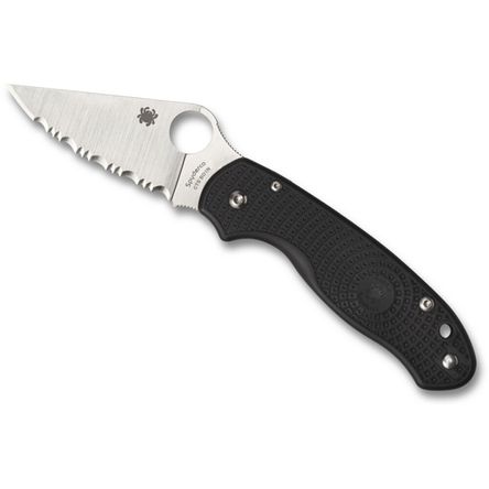 Cuchillo Plegable Spyderco para 3 Lightweight Hoja Satinada Cts Bd1N Mango Negro Frn