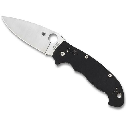 Cuchillo Plegable Spyderco Manix 2 Xl Hoja Satinada Mango de G10 Negro