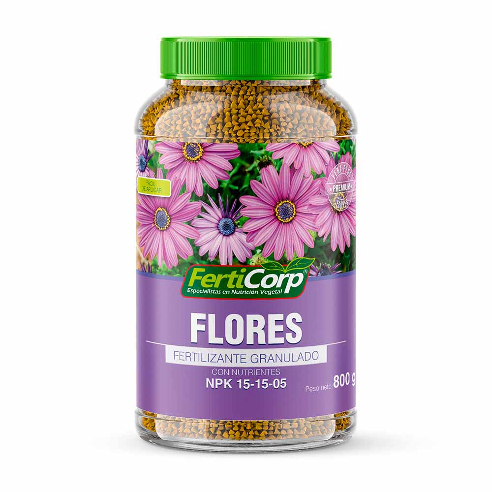 Fertilizante para flores 800gr Ferticorp