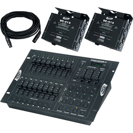 Sistema American Dj Stage Pak 1 de Controlador y Paquete de Atenuador