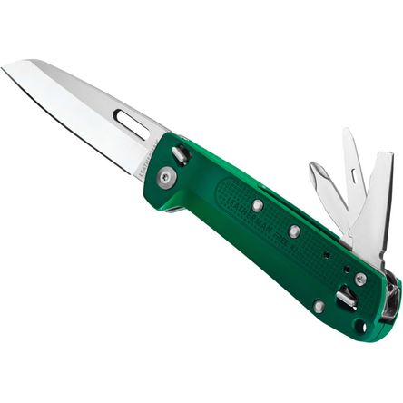 Navaja Multiusos Leatherman Free K2 Evergreen para Bolsillo