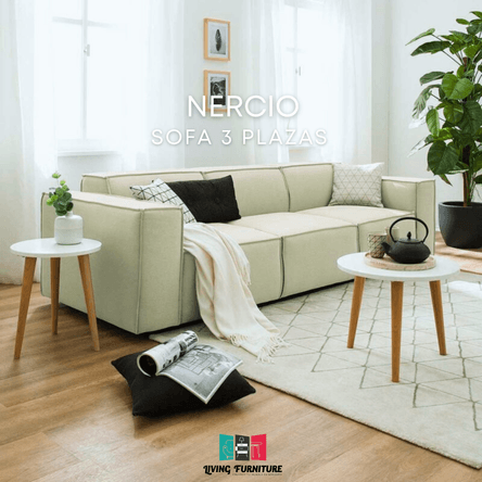 Sofa Living Furniture nercio 3 cuerpos