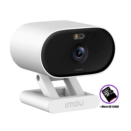 Cámara Wifi Imou Versa 1080p Fullhd Exterior Ip65 Noche Color Sd 128gb