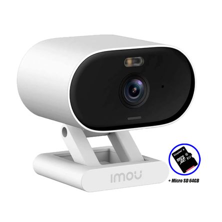 Cámara Wifi Imou Versa 1080p Full Hd Exterior Ip65 Noche Color Sd 64gb