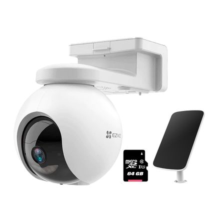 Cámara Wifi Ezviz Cb8 2k 3mp Exterior Panel Solar Sd 64gb Cámara Wifi Ezviz Cb8 2k 3mp Exterior Panel Solar Sd 64gb