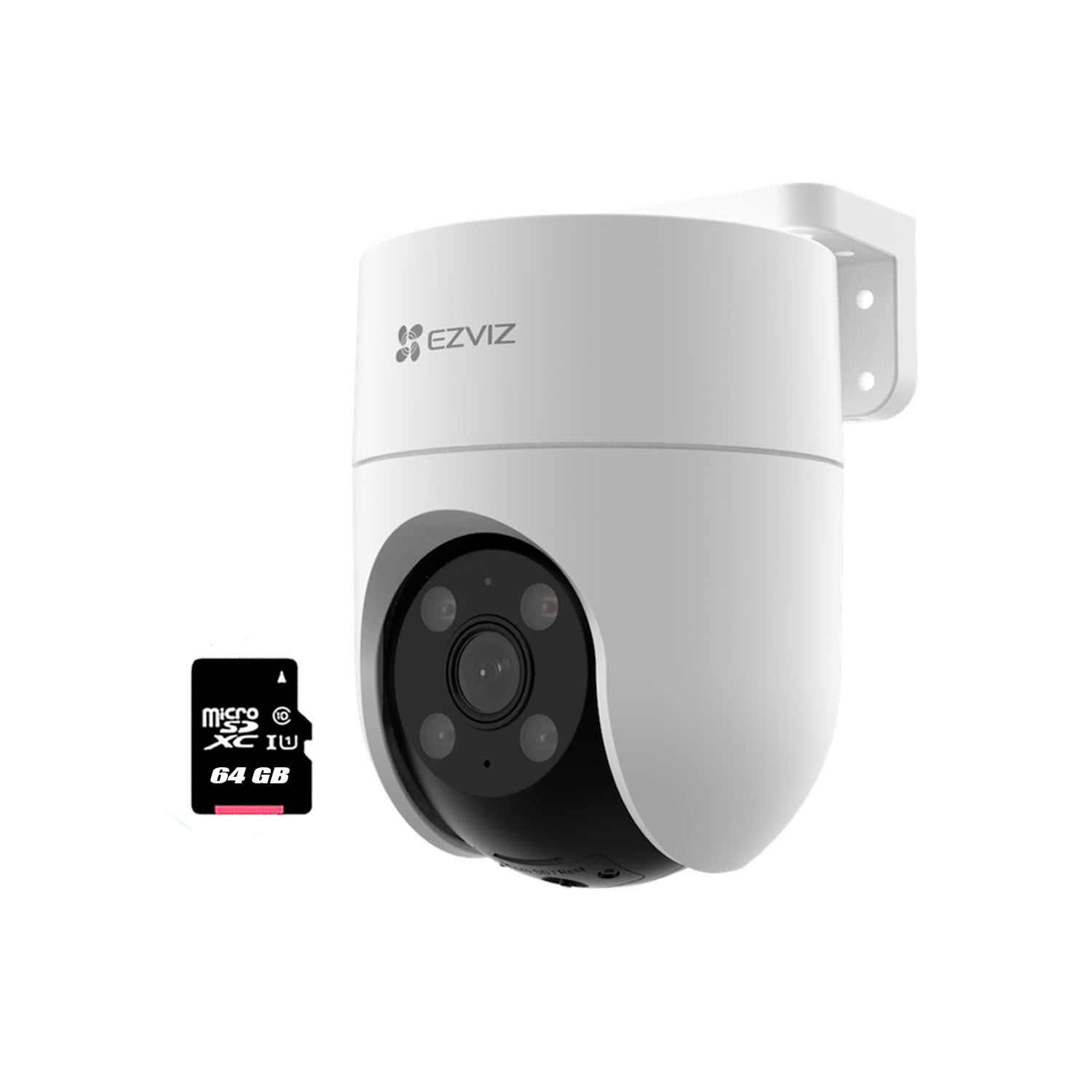 Cámara Seguridad Wifi Ezviz H8c 4mp 360 Exterior Sd 64gb